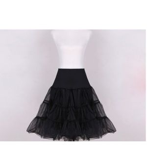 Black Petticoat Slip Size Large